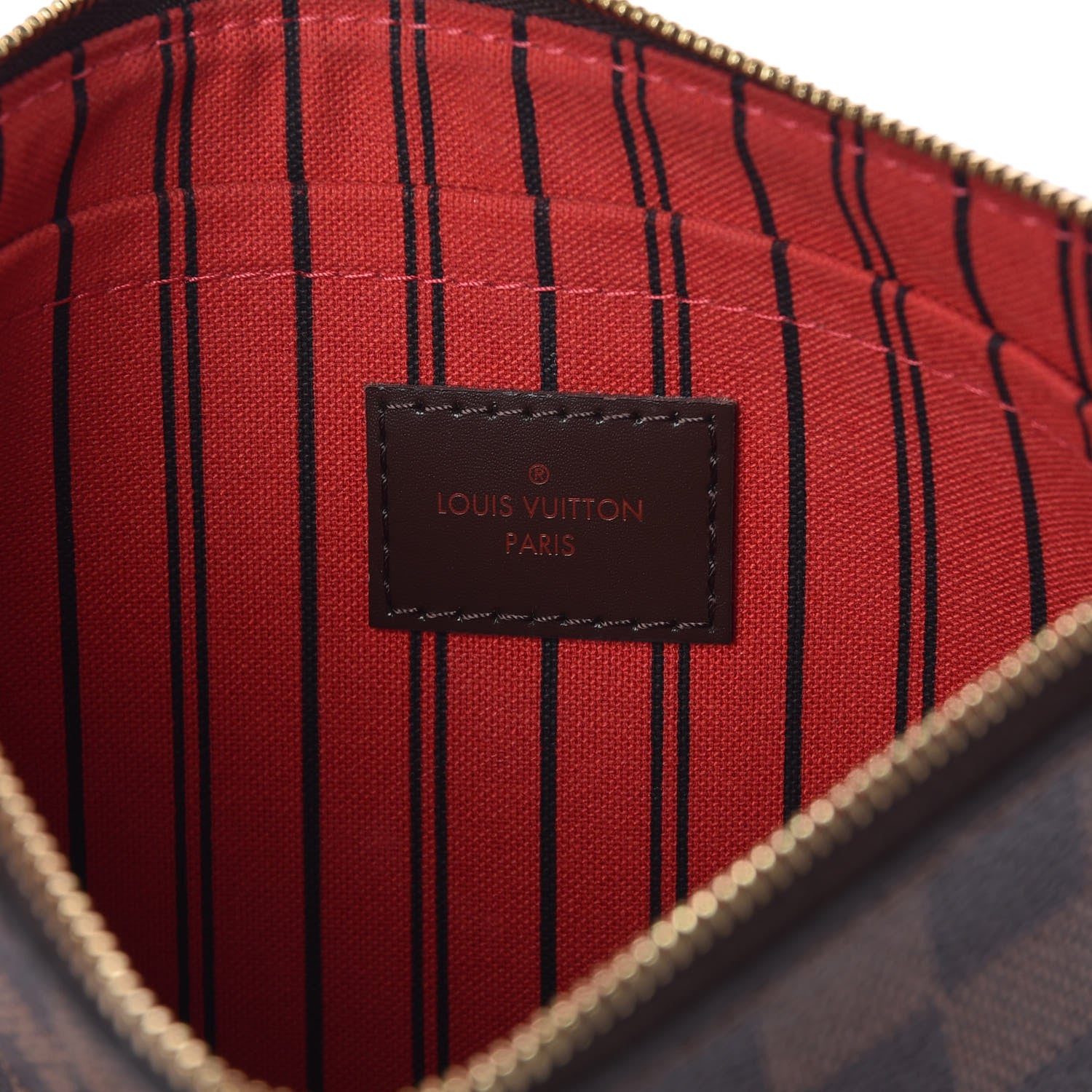 Louis Vuitton Damier Ebene Neverfull MM GM Pochette 6 of 7
