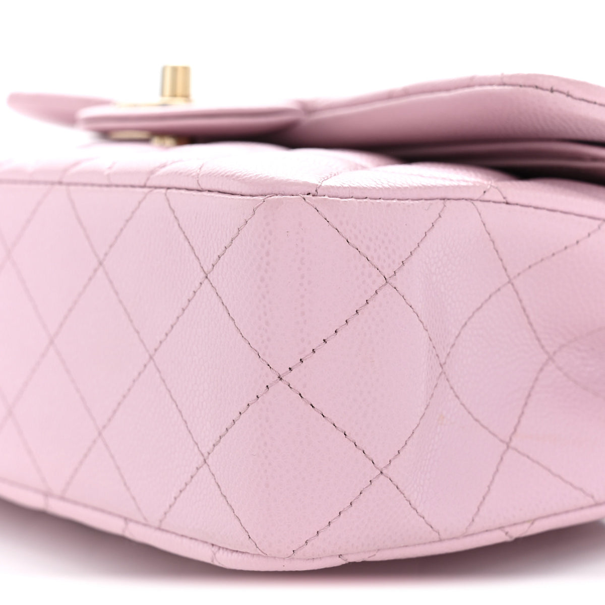 Chanel Caviar Quilted Small Double Flap Pink 10 of 11