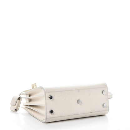 Saint Laurent Calfskin Nano Sac de Jour Dove White 4 of 19