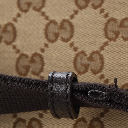 Gucci Monogram Large Flap Messenger Bag Beige Dark Brown 8 of 9