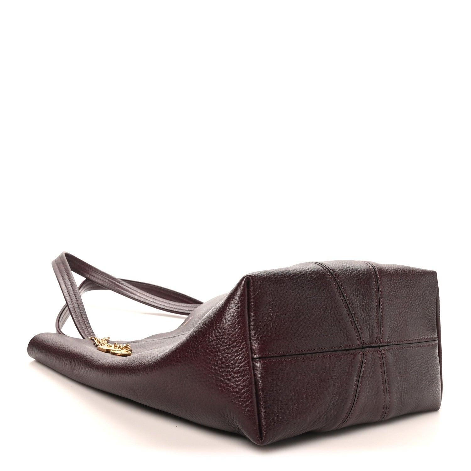 Chloe Grained Calfskin Medium Spin Tote Perfect Plum 4 of 9