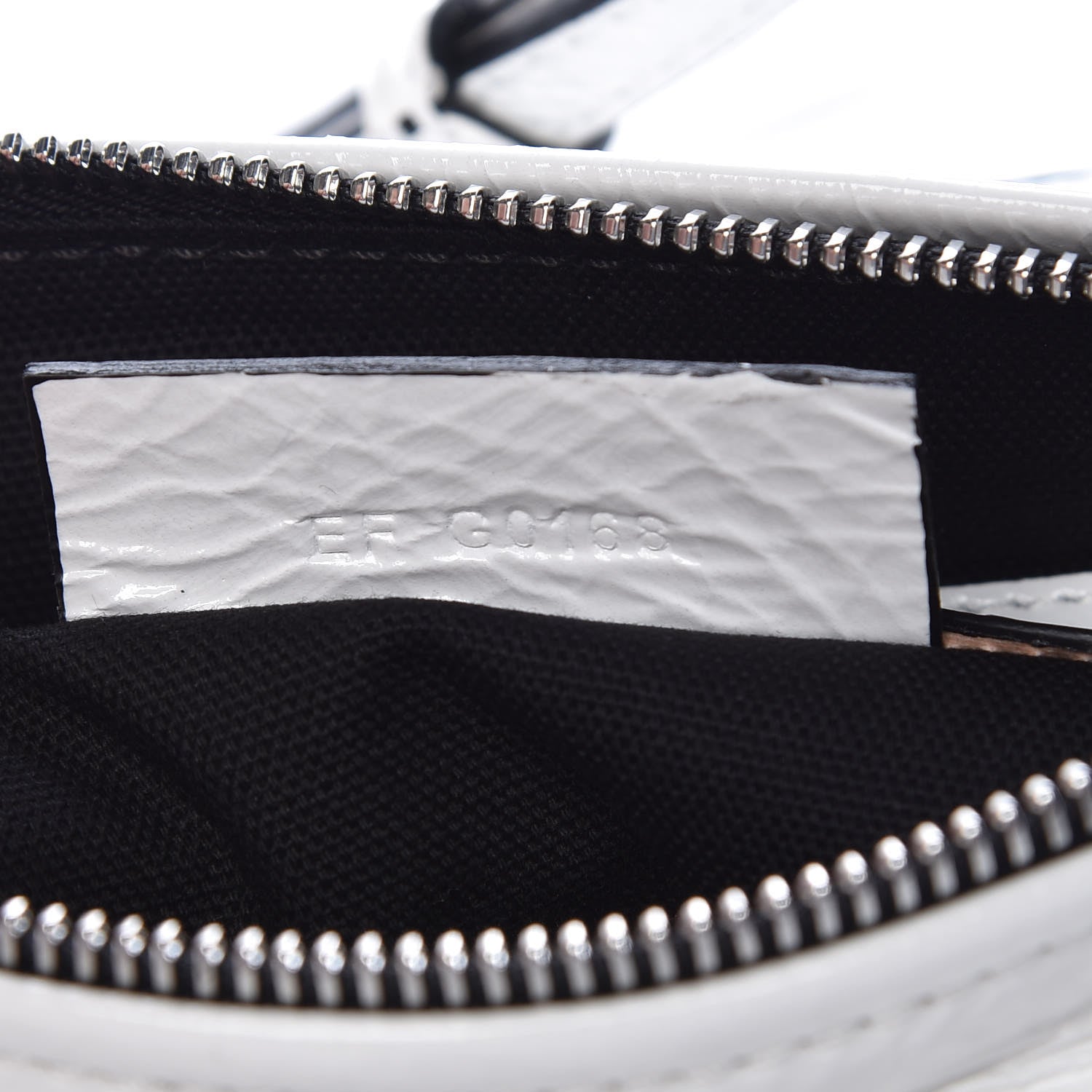 Givenchy Crinkled Patent Deerskin Mini Pandora White 8 of 13