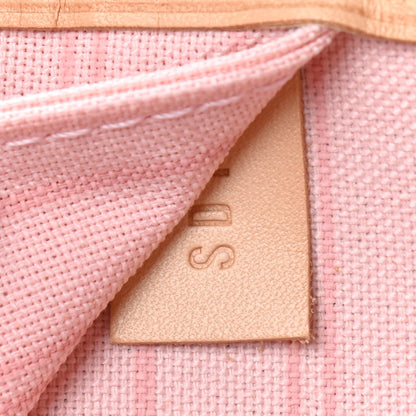 Louis Vuitton Damier Azur Neo Neverfull MM Rose Ballerine 9 of 11