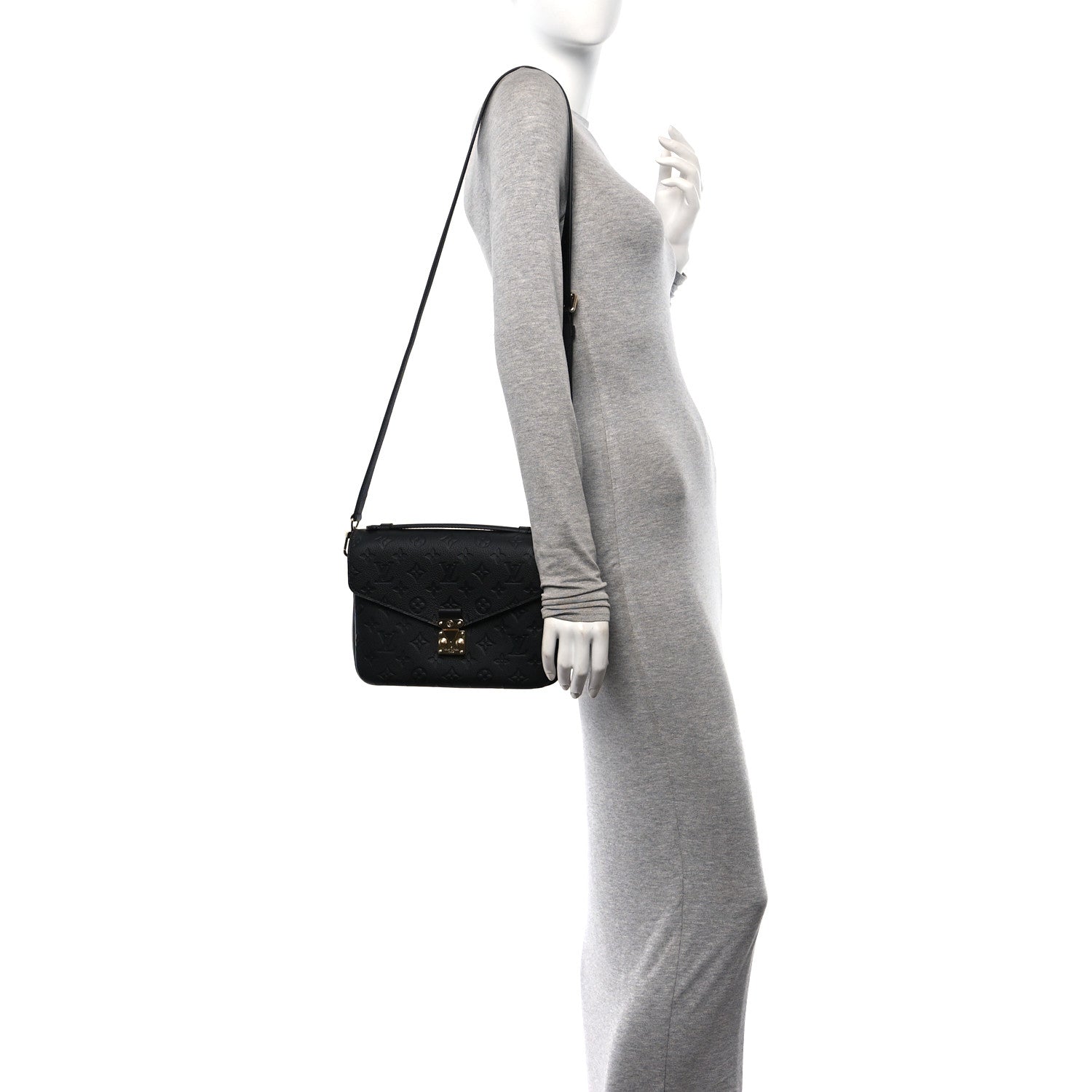 Louis Vuitton Empreinte Pochette Metis Black 2 of 13