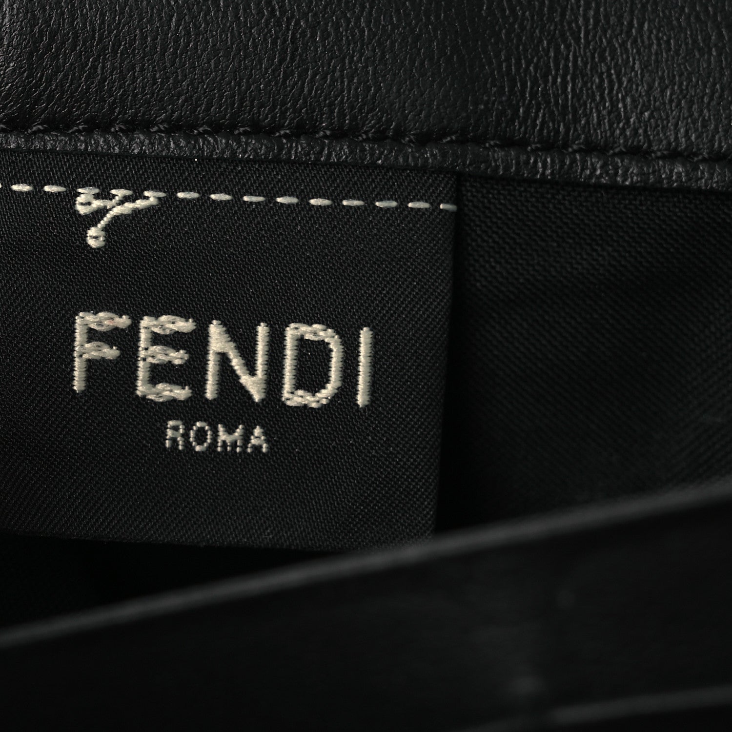 Fendi Nappa Matisse FF Embossed Continental Wallet Black 6 of 12