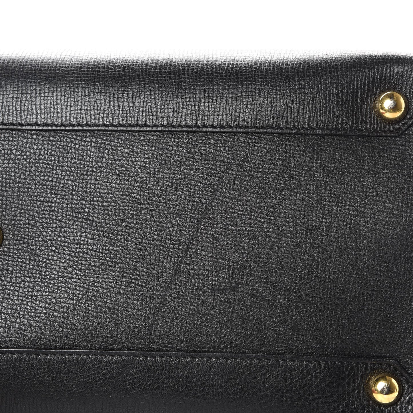Grainy Calfskin House Check Large Banner Tote Black