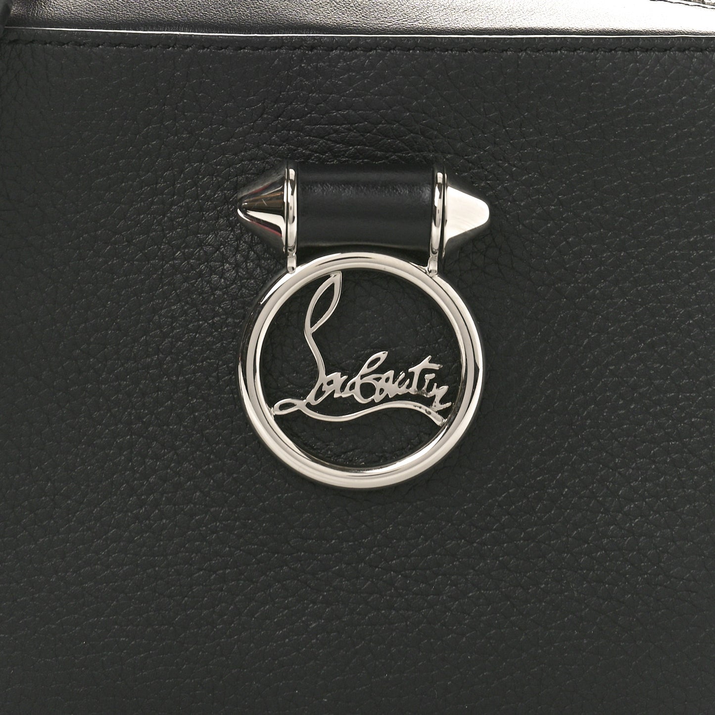 Empire Calfskin Mini Rubylou Crossbody Black Red