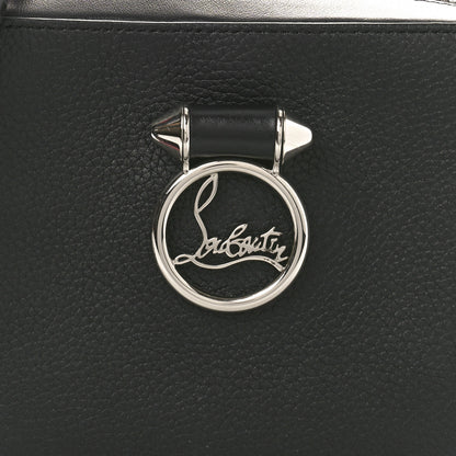 Christian Louboutin Empire Calfskin Mini Rubylou Crossbody Black Red 7 of 9
