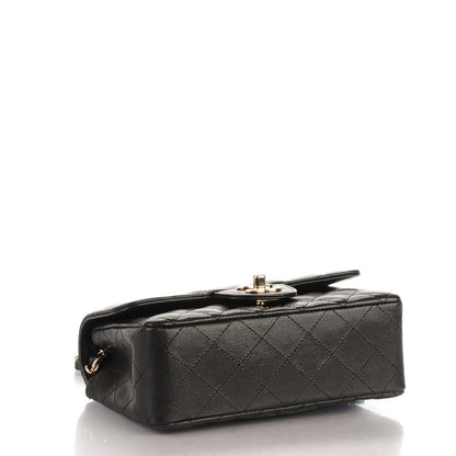 Chanel Caviar Quilted Mini Rectangular Flap Black 4 of 8