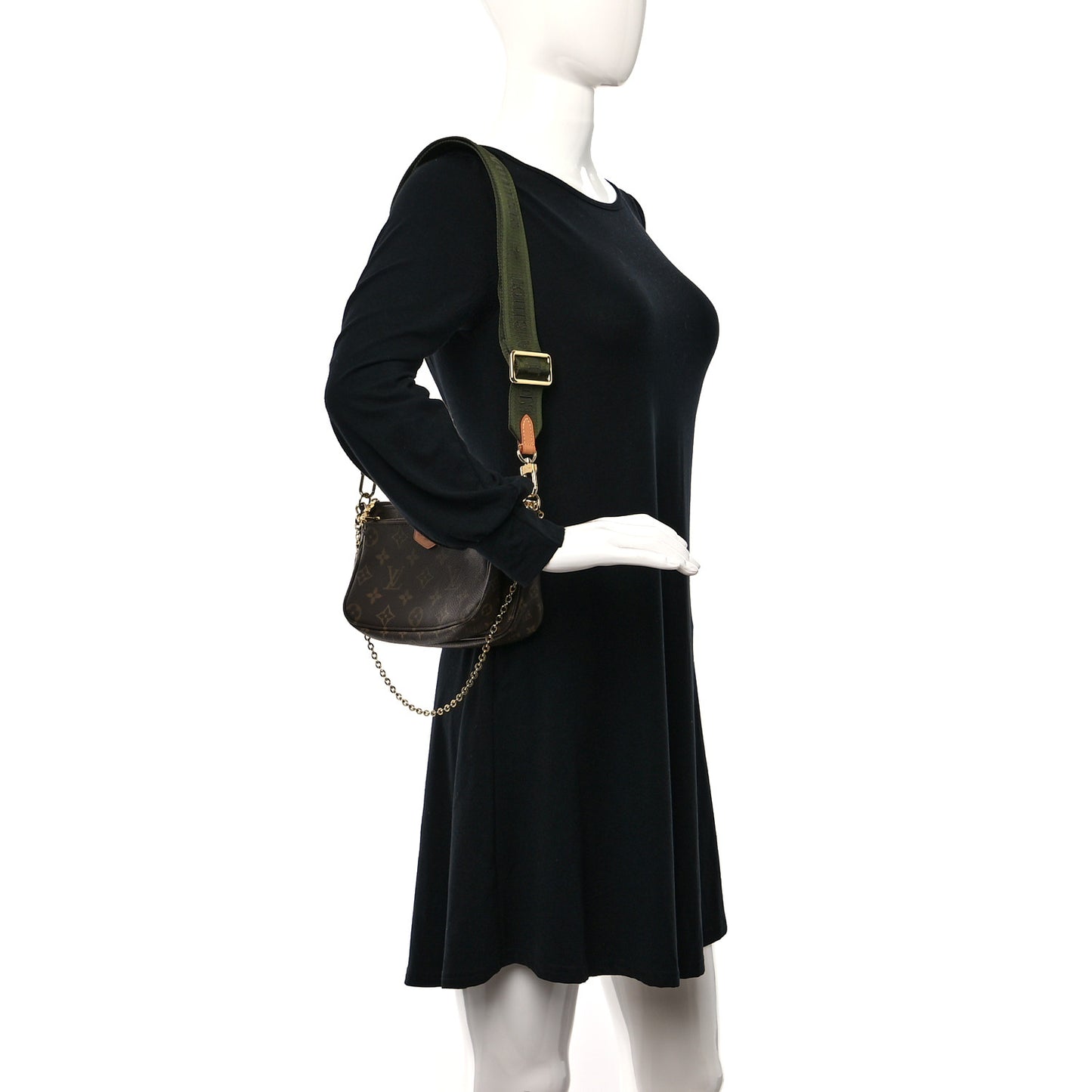 Monogram Multi Pochette Accessories Kaki