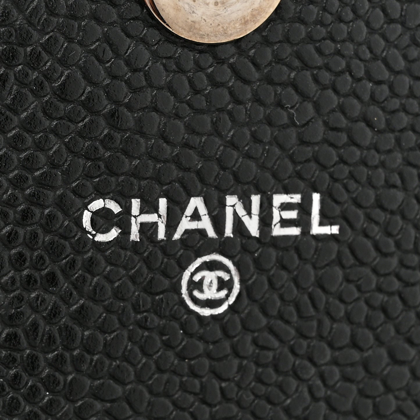 Caviar Half Moon Wallet On Chain WOC Black