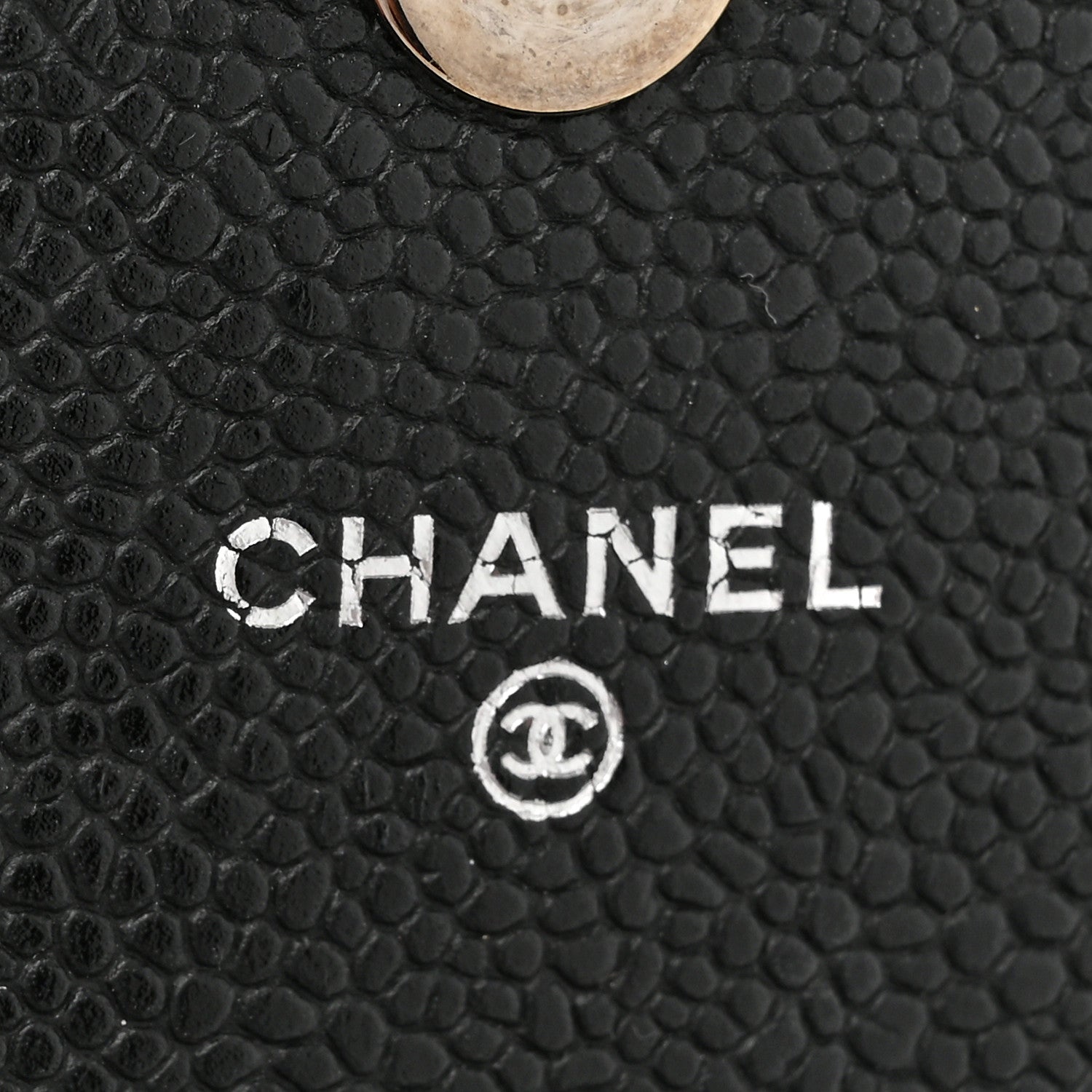 Chanel Caviar Half Moon Wallet On Chain WOC Black 6 of 14