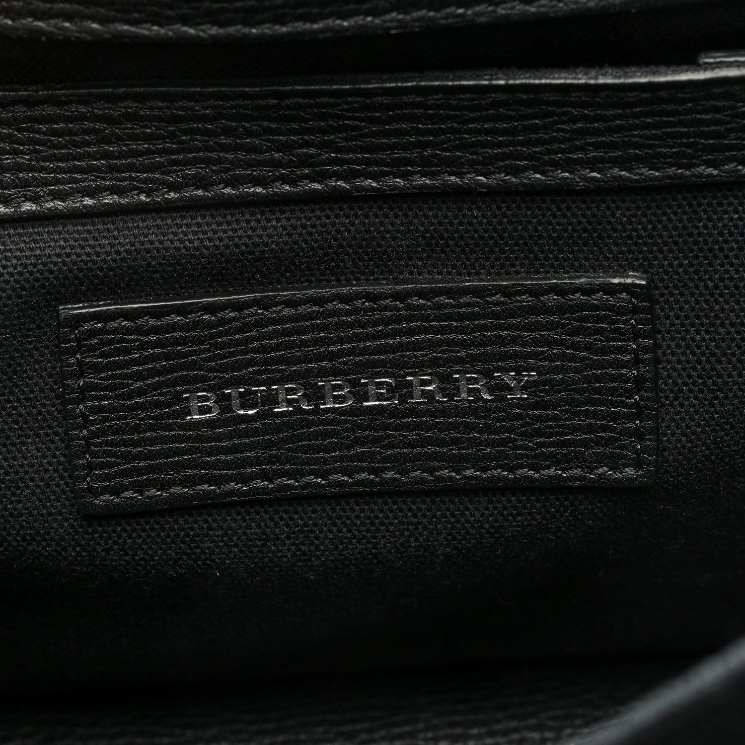 Burberry Derby Calfskin Vintage Check Small Macken Crossbody Bag Black 6 of 9