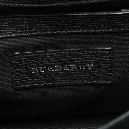 Burberry Derby Calfskin Vintage Check Small Macken Crossbody Bag Black 6 of 9