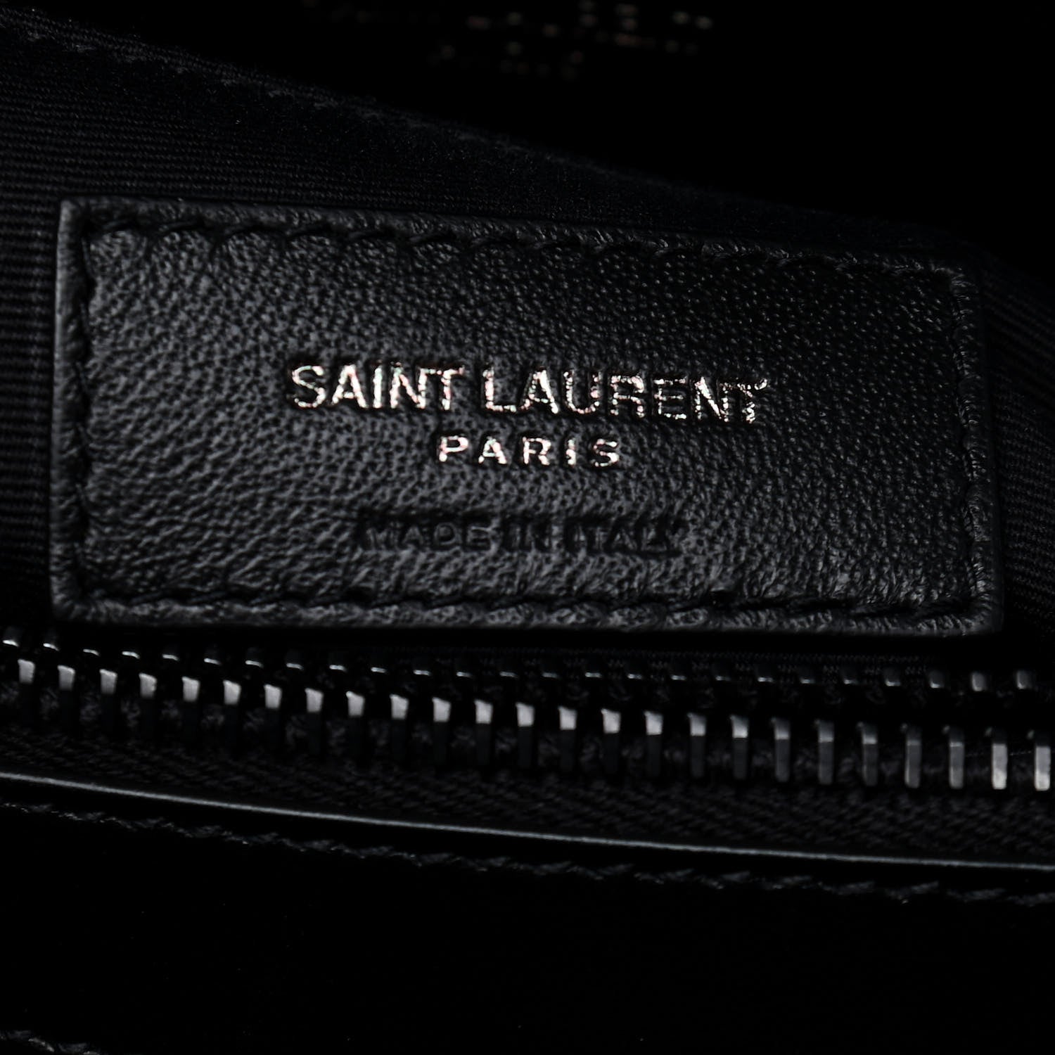 Saint Laurent Calfskin Y Quilted Monogram Medium Loulou Chain Satchel Black 7 of 10