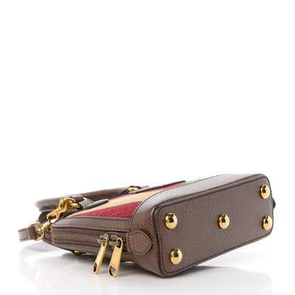 Gucci Canvas Marley Stripe 100 Centennial Music Mini 1955 Top Handle Bag Multicolor 4 of 10