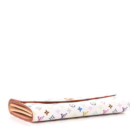 Louis Vuitton Monogram Multicolor Sarah Wallet White 4 of 10