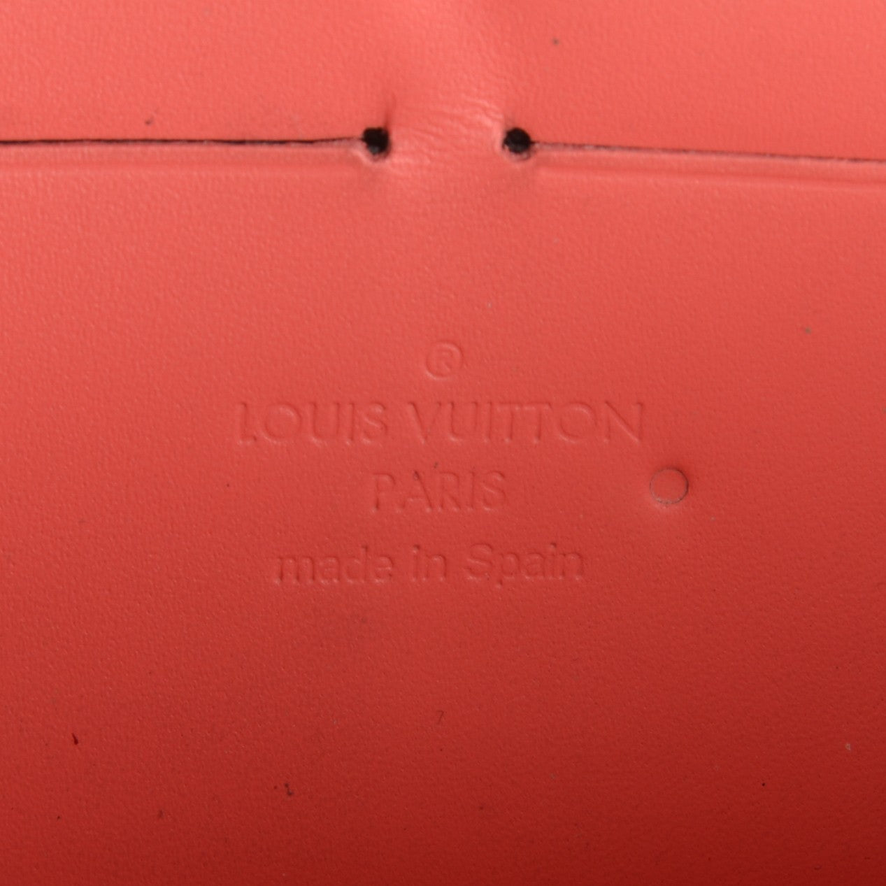 Louis Vuitton Patent Sweet Monogram Zippy Wallet Corail 6 of 8