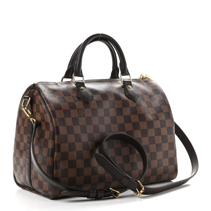 Louis Vuitton Damier Ebene Speedy Bandouliere 30 3 of 11