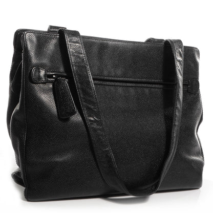 Chanel Caviar CC Shoulder Bag Black 3 of 8
