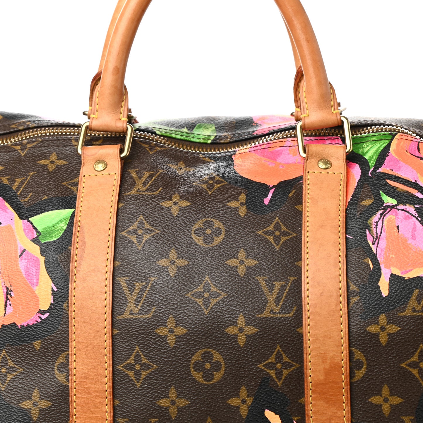 Monogram Roses Keepall 50
