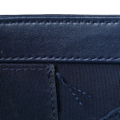 Chanel Lambskin Quilted New Medium Boy Flap Dark Navy Blue 11 of 16