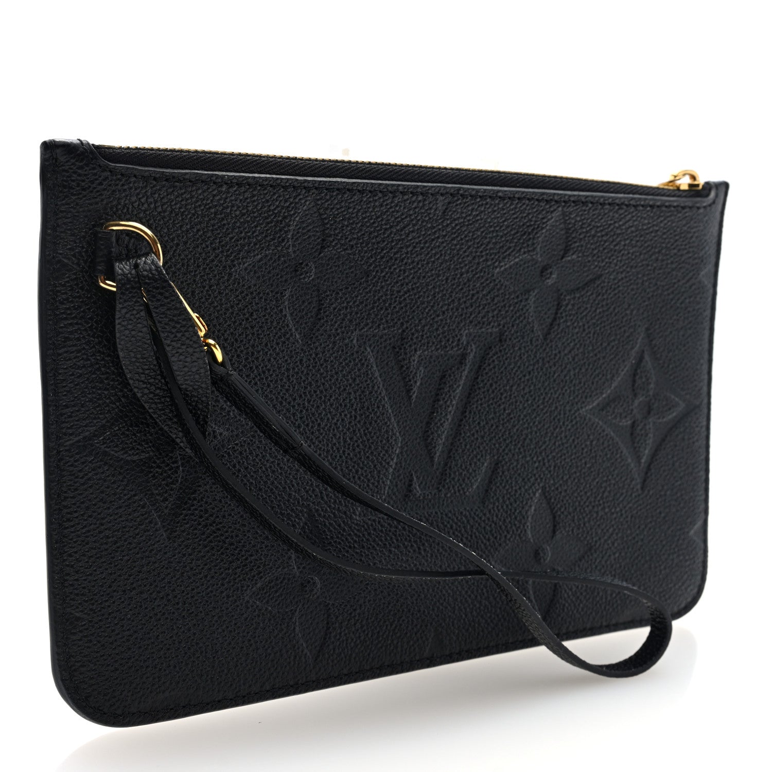 Louis Vuitton Empreinte Monogram Giant Neverfull MM Pochette Black 3 of 6