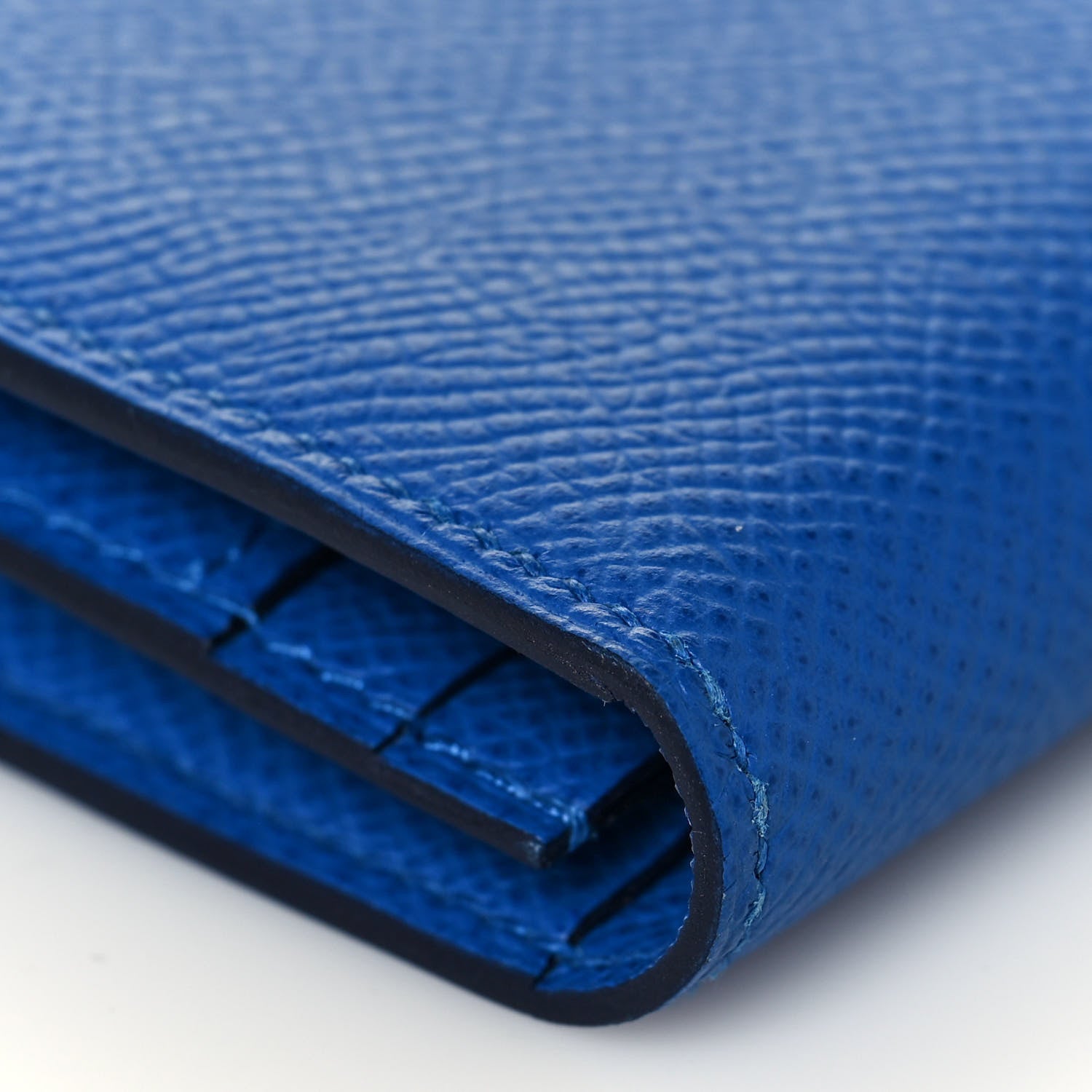 Hermes Epsom Bearn Gusset Wallet Bleu Zellige 9 of 13