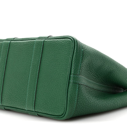 Hermes Negonda Garden Party 30 TPM Vert Moyen 10 of 11