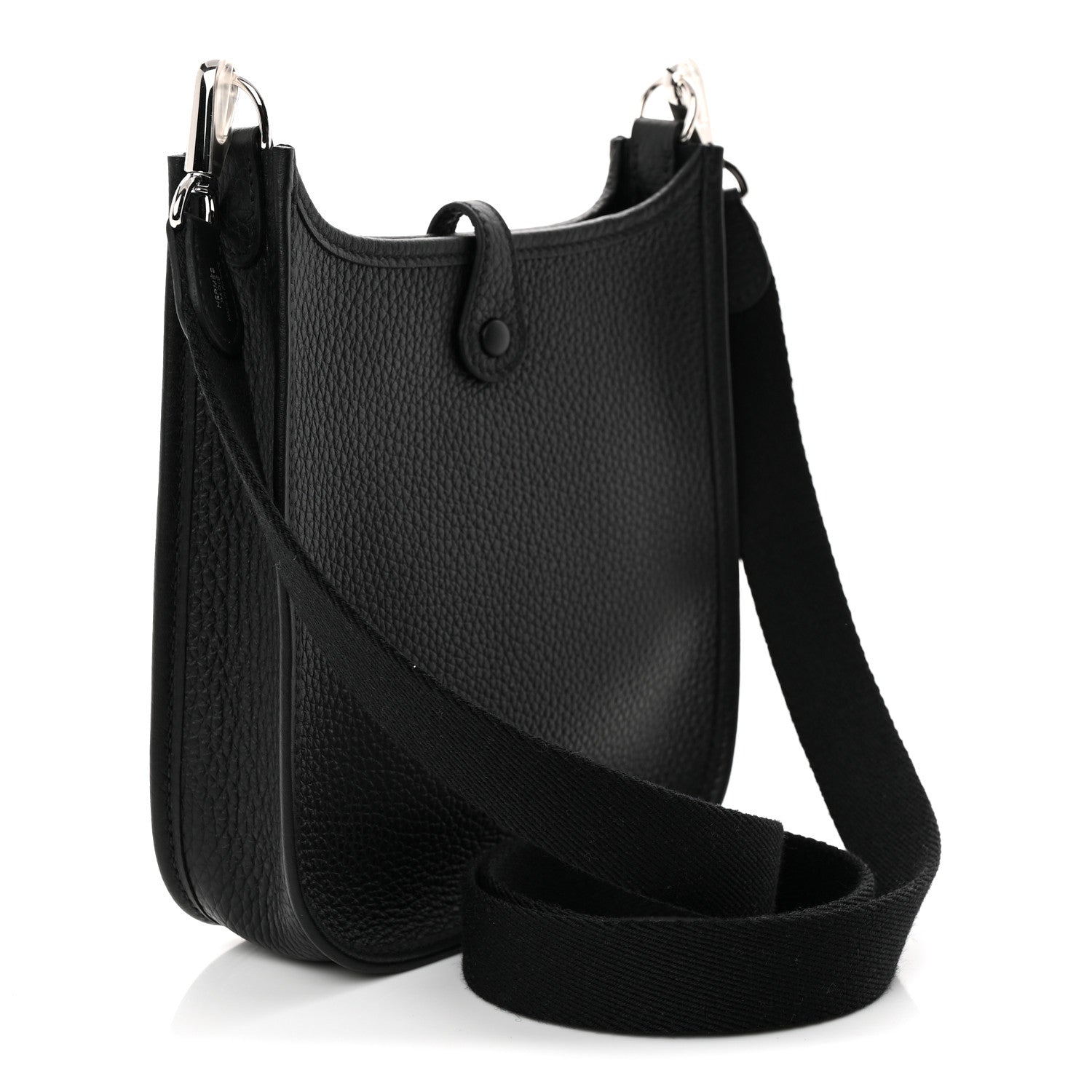 Hermes Taurillon Clemence Evelyne TPM Black 3 of 11