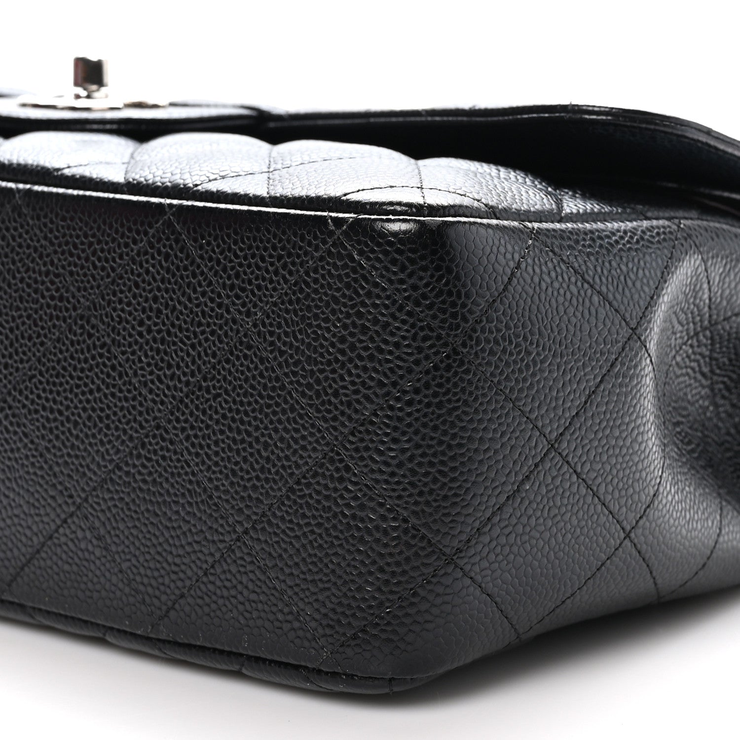 Chanel Caviar Quilted Jumbo Double Flap Black 10 of 10