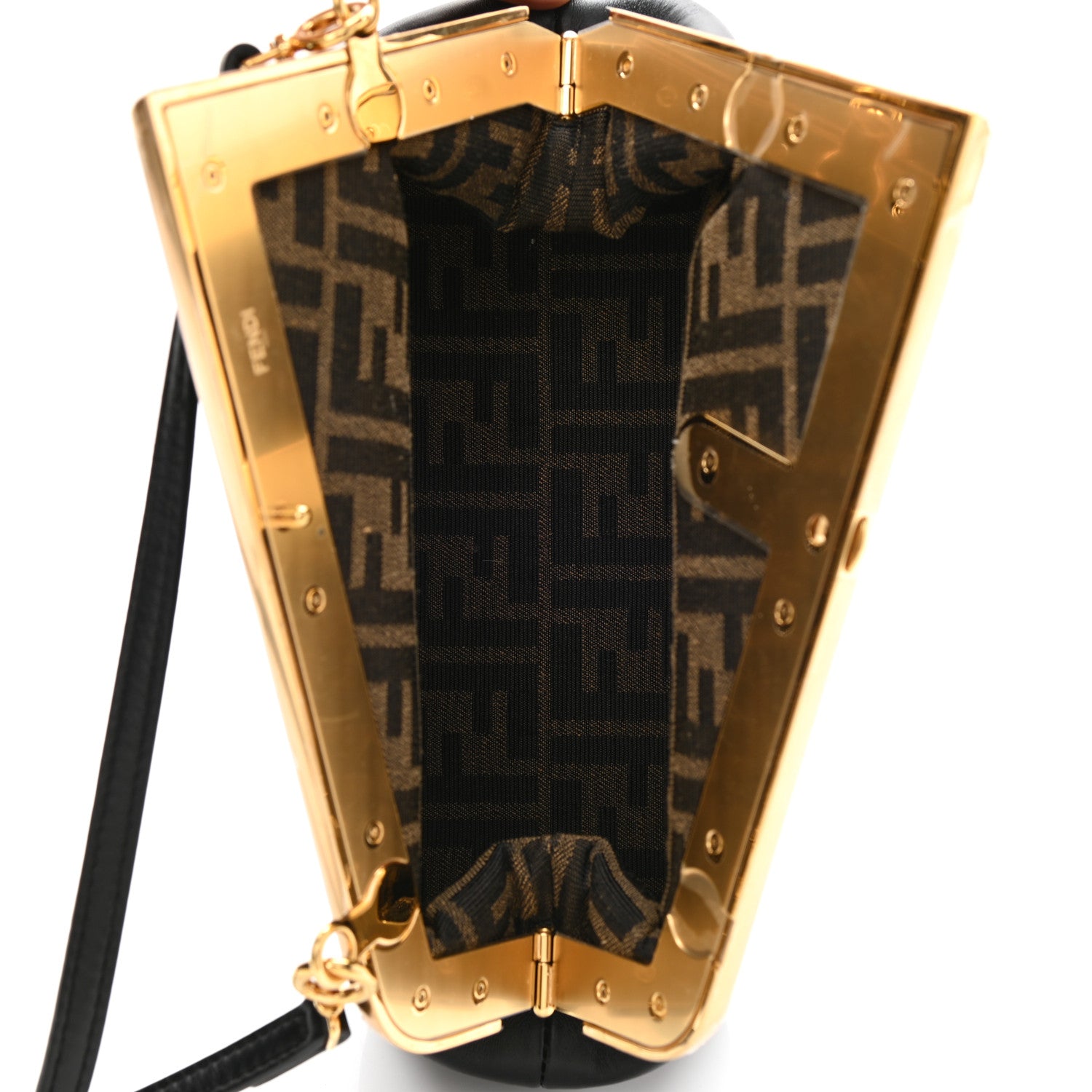 Fendi Shiny Nappa Small Fendi First Black 5 of 10