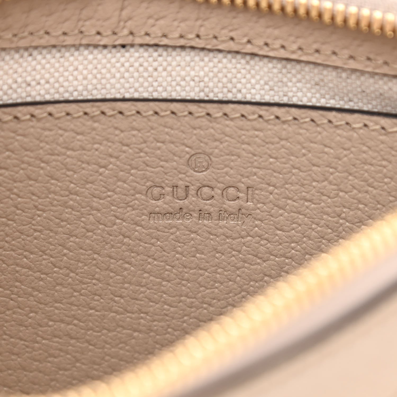 Gucci GG Supreme Monogram Textured Dollar Calfskin Small Ophidia Hobo Beige Mystic White Oatmeal 5 of 8