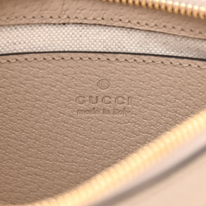 Gucci GG Supreme Monogram Textured Dollar Calfskin Small Ophidia Hobo Beige Mystic White Oatmeal 5 of 8