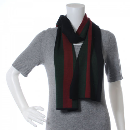 Gucci Silk Wool Web Scarf 4 of 6