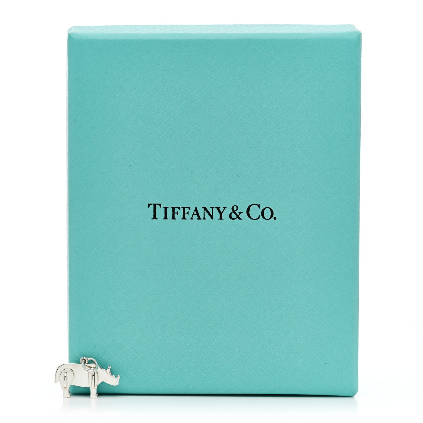Sterling Silver Save the Wild Rhino Charm