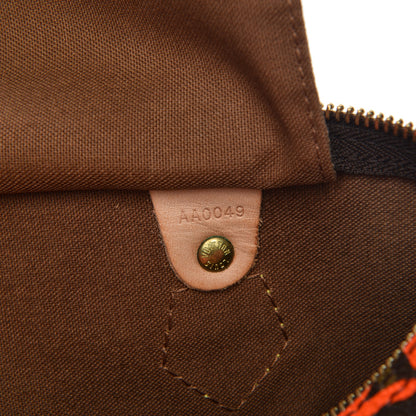 Louis Vuitton Monogram Graffiti Speedy 30 Orange 7 of 10