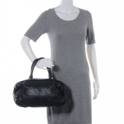 Chanel Calfskin Round Bowling Bag Black 2 of 8