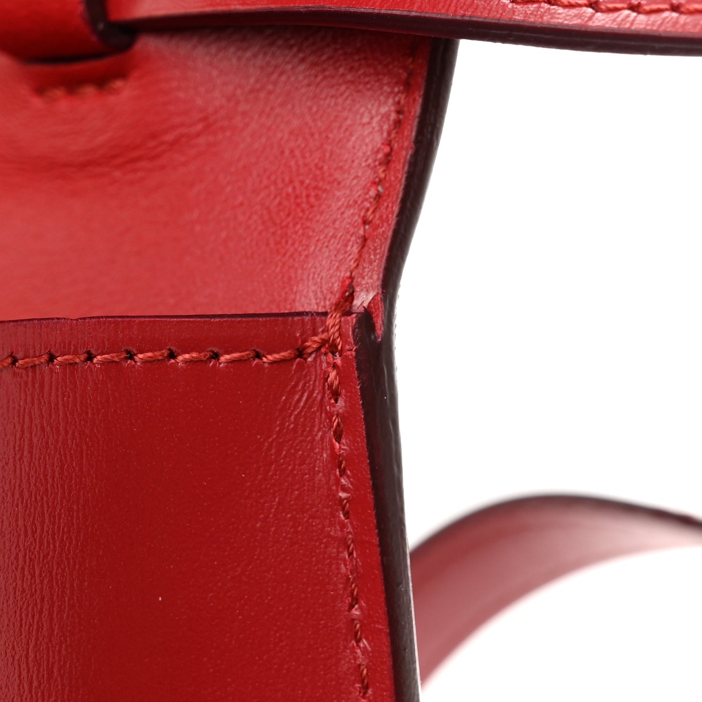 Box Calfskin Teen Classic Box Flap Bag Red