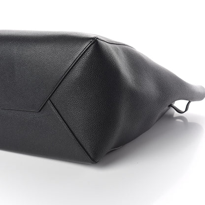 Celine Soft Grained Calfskin Medium Belt Cabas Phantom Black 9 of 9