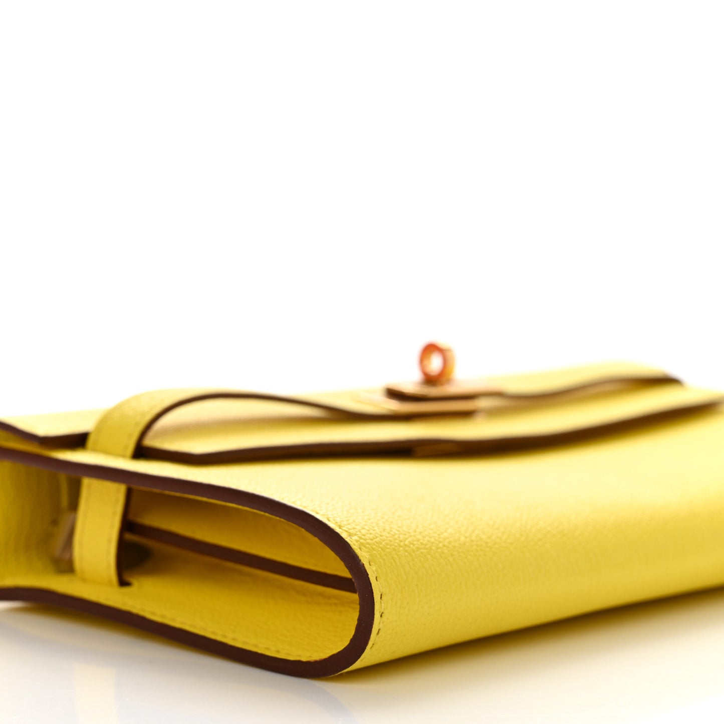 Chevre Mysore Kelly Wallet To Go Jaune Citron