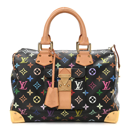 Louis Vuitton Monogram Multicolor Speedy 30 Black 1 of 11