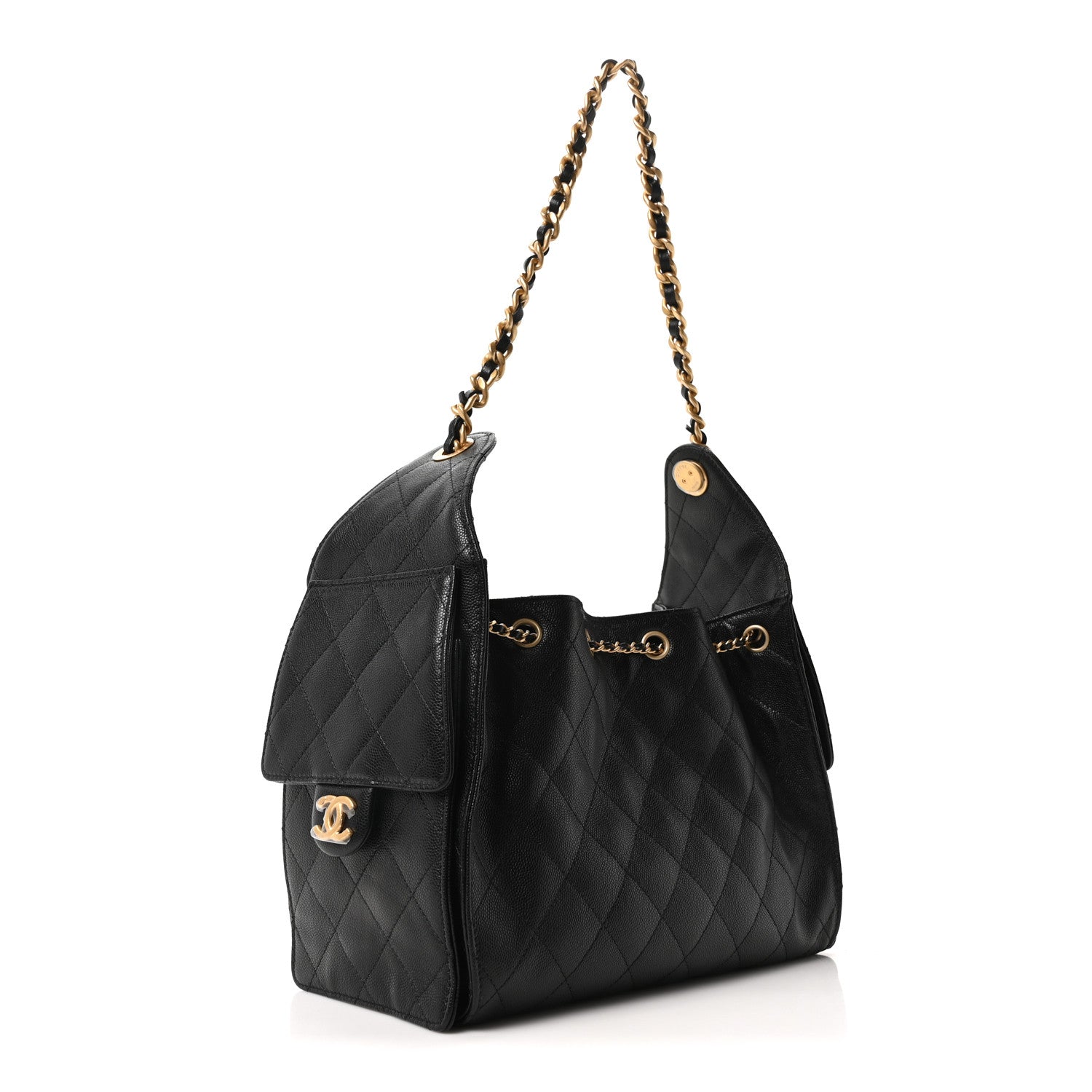 Chanel Caviar Quilted Small Chanel 25 Handbag Black 3 of 11
