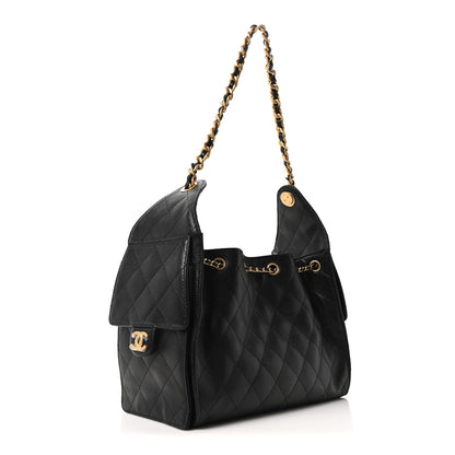 Chanel Caviar Quilted Small Chanel 25 Handbag Black 3 of 11