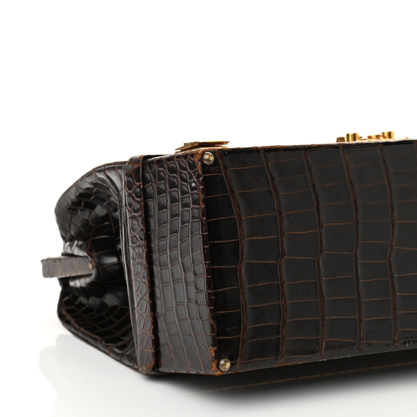 Shiny Crocodile Sac Mallette