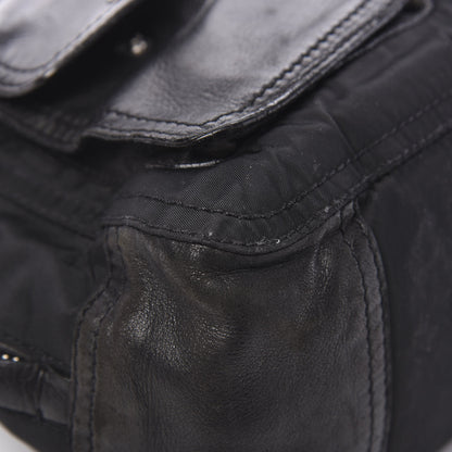 Prada Nappa Tessuto Nylon Shoulder Bag Black 9 of 11