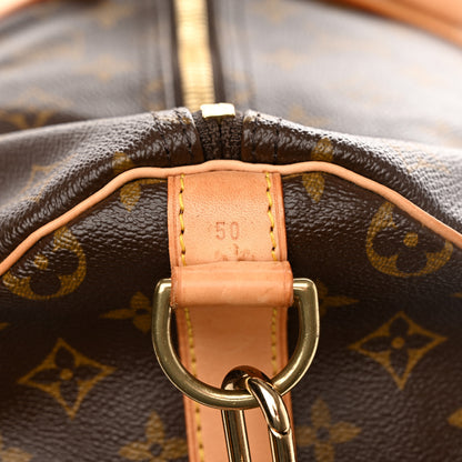 Louis Vuitton Monogram Keepall Bandouliere 50 12 of 13