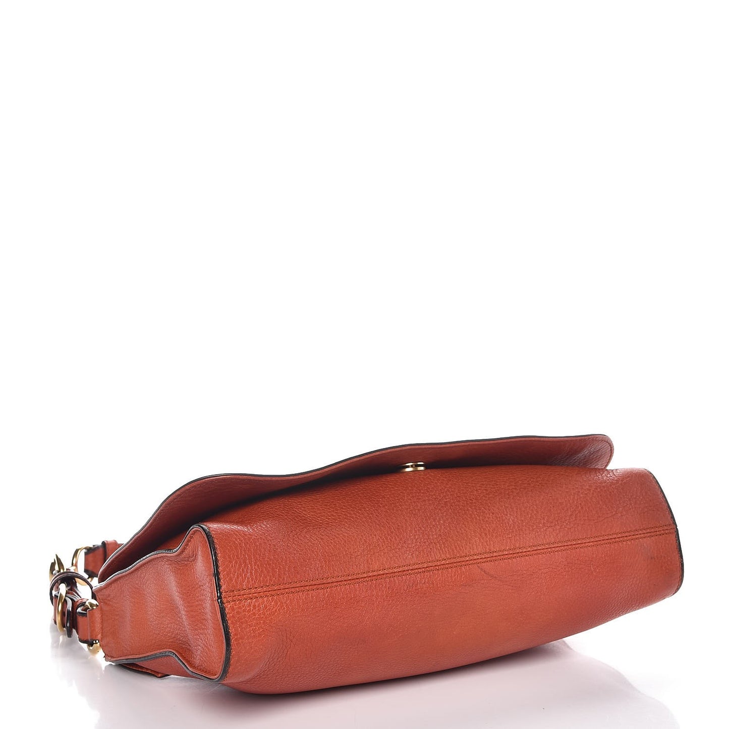 Calfskin Harness Shoulder Bag New Rust
