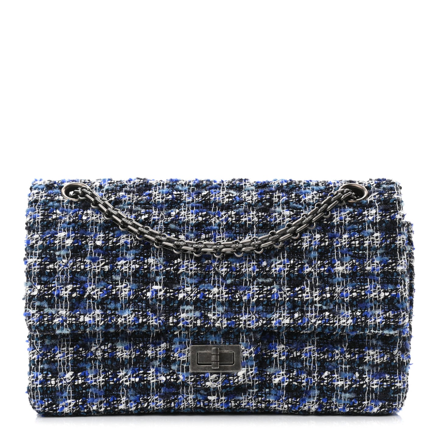 Tweed Quilted 2.55 Reissue 225 Flap Blue