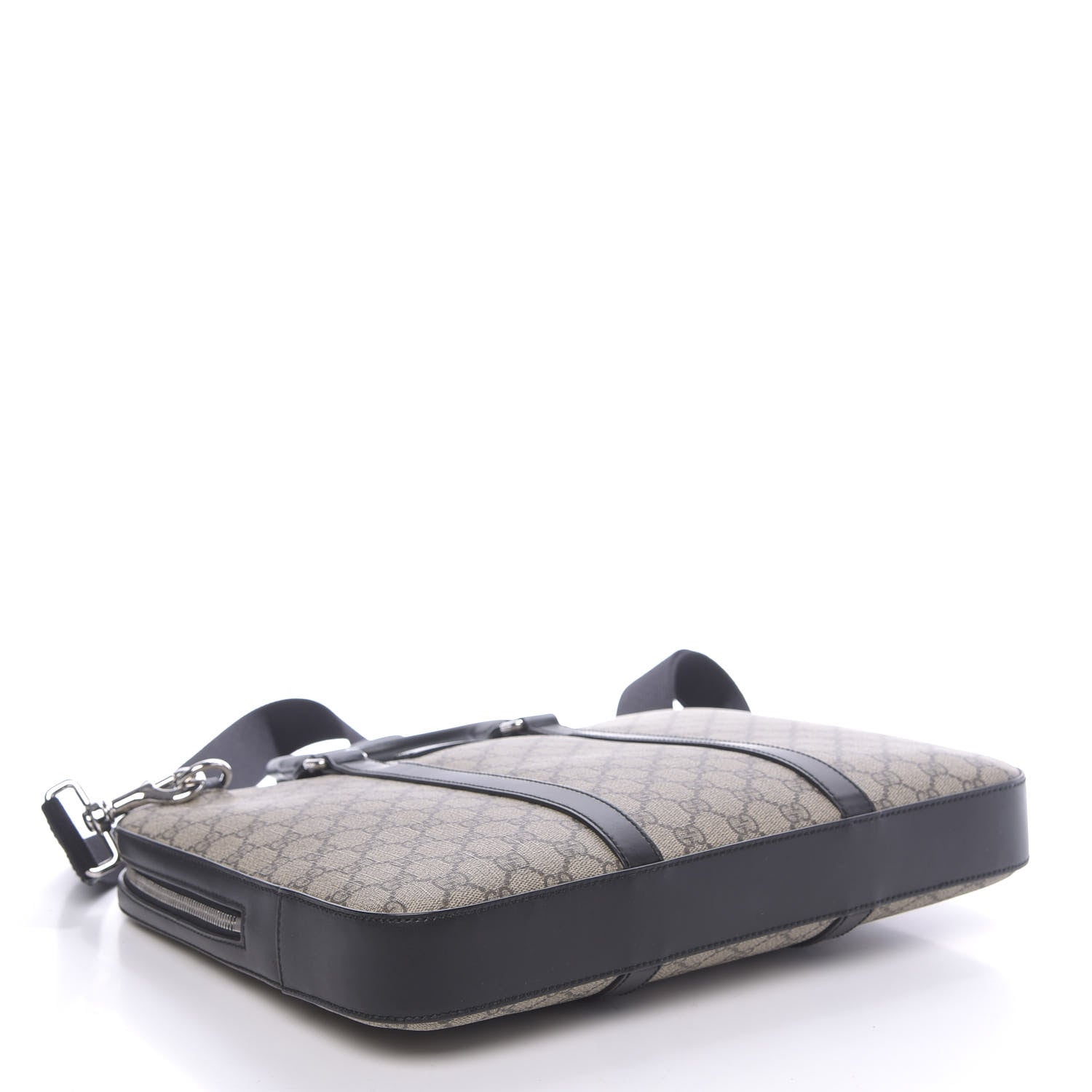Gucci GG Supreme Monogram Briefcase Black 4 of 11